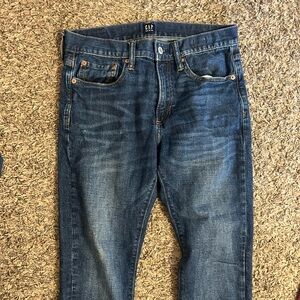GAP Men’s Dark Blue Slim Straight Jeans